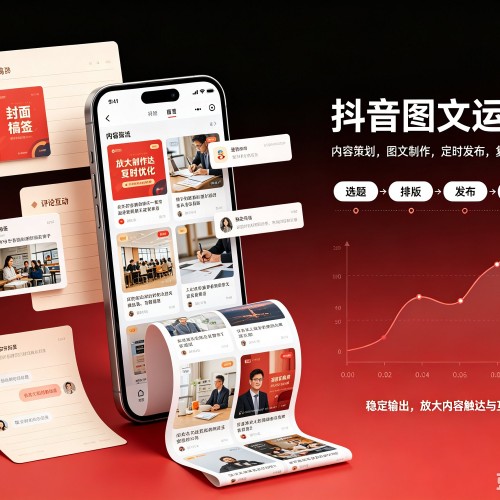 衡南抖音图文代运营服务